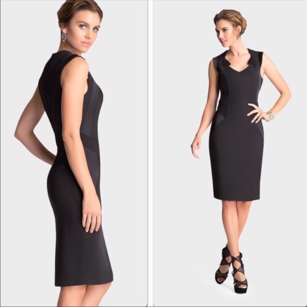Bebe Katrina Twill Dress Size 2 Black